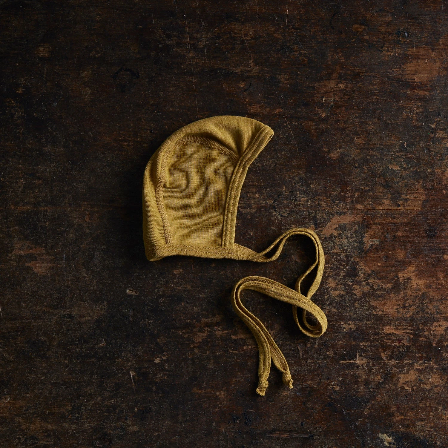 Piculet Baby Bonnet - Merino Wool & Silk - Pistachio 4 Piculet Baby Bonnet - Merino Wool & Silk - Pistachio - Image 2