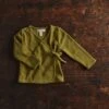 Caspius Baby Wrap Top - Cotton Pointelle - Olive -Mama Owl MAMAOWL SISKIN COTTON CaspiusBabyWrapTop CottonPointelle Olive 030 2b231a17 d342 461d 82a5 490582ffec2e