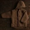 Baby & Kids Boiled Merino Wool Jacket - Hazelnut -Mama Owl MAMAOWL SISKIN DISANA JACKET HAZELNUT 190