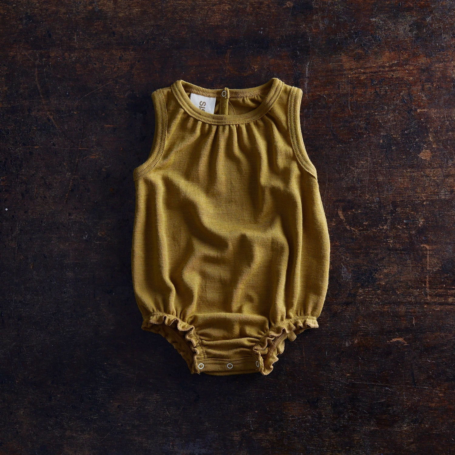 Keet Baby Romper - Merino Wool & Silk - Pistachio 4 Keet Baby Romper - Merino Wool & Silk - Pistachio - Image 2