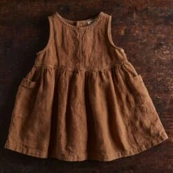 Aspen Dress - Linen - Hazelnut 27 Aspen Dress - Linen - Hazelnut -Mama Owl MAMAOWL SISKIN LINEN AspenDress Linen Hazelnut 015