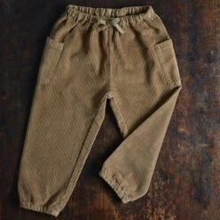 Linden Trousers - Cotton Corduroy - Mole -Mama Owl MAMAOWL SISKIN LindenTrousers CottonCorduroy Mole CORD trousers mole 002