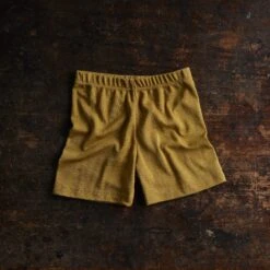 Rhea Shorts - Merino Wool & Silk - Pistachio -Mama Owl MAMAOWL SISKIN SHORTS PISTACHIO 310