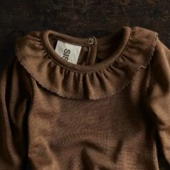 Wren Baby Body - Merino Wool & Silk - Almond 13 Wren Baby Body - Merino Wool & Silk - Almond -Mama Owl MAMAOWL SISKIN WREN ALMOND 172