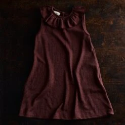 Wren Dress - Merino Wool & Silk - Fig -Mama Owl MAMAOWL SISKIN WrenDress MerinoWool Silk Fig 239 4fc77f26 f4ee 44e6 9357 4f6198172d1c