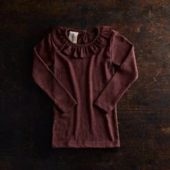 Wren Top - Merino Wool & Silk - Fig