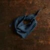 Swan Baby & Kids Scarf - Linen - Midnight -Mama Owl MAMAOWL SWAN SCARF 003