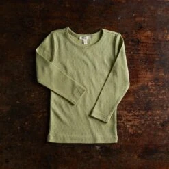 Lark Top - Cotton Pointelle - Celadon