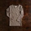 Lark Top - Cotton Pointelle - Timber -Mama Owl MAMAOWL Siskin Timber Kids Lark Top 001