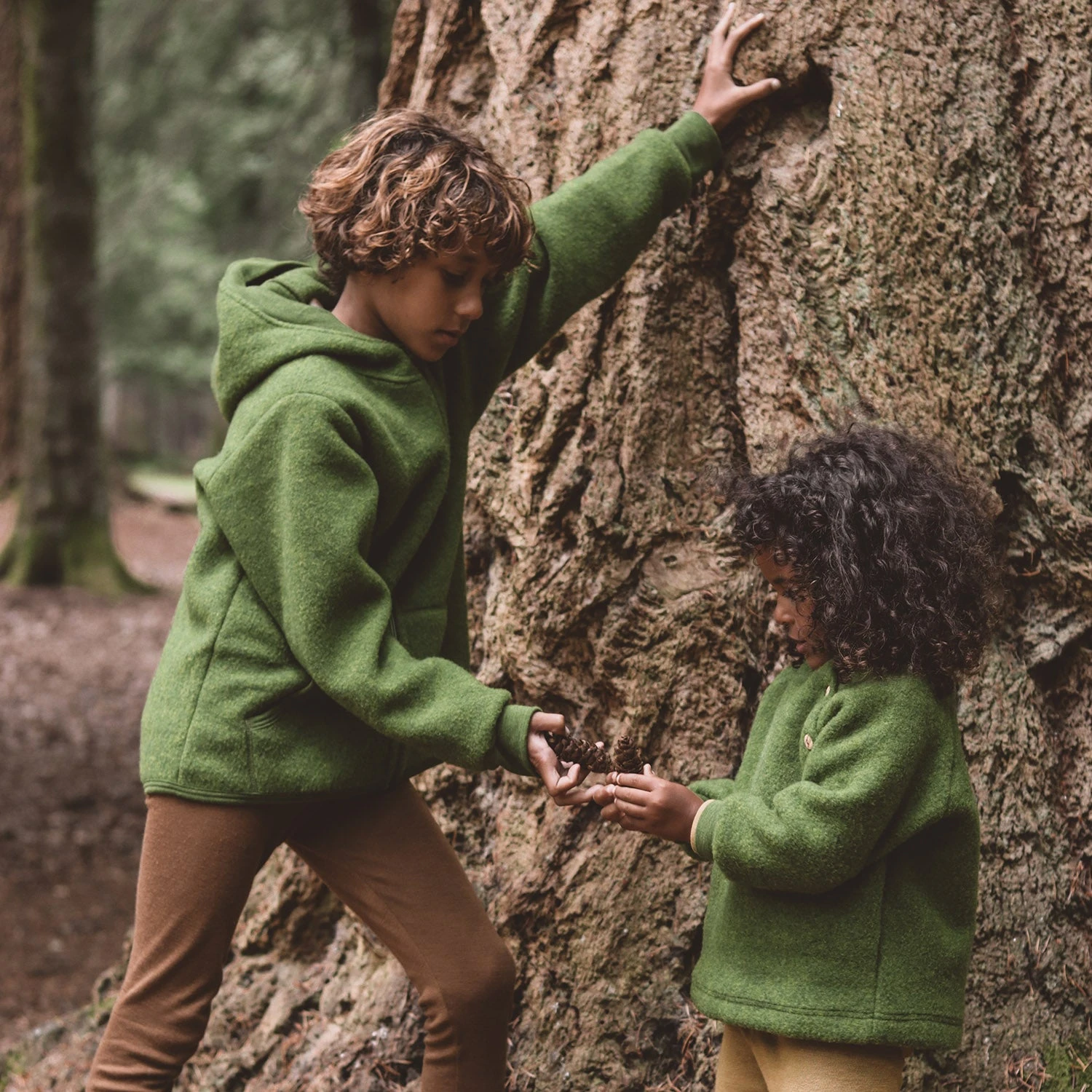 Hawk Jacket - Merino Wool Fleece - Forest 14 Hawk Jacket - Merino Wool Fleece - Forest - Image 12