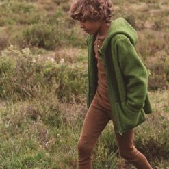 Hawk Jacket - Merino Wool Fleece - Forest 19 Hawk Jacket - Merino Wool Fleece - Forest -Mama Owl MamaOwl SISKIN fleece forest image00019