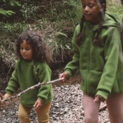 Hawk Jacket - Merino Wool Fleece - Forest 28 Hawk Jacket - Merino Wool Fleece - Forest -Mama Owl MamaOwl SISKIN fleece forest image00024