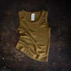 Swift Top - Merino Wool & Silk - Deep Ochre