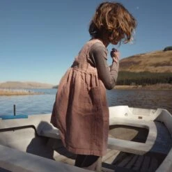 Lark Top - Cotton Pointelle - Timber -Mama Owl MamaOwl SISKIN Aspen Peony 7