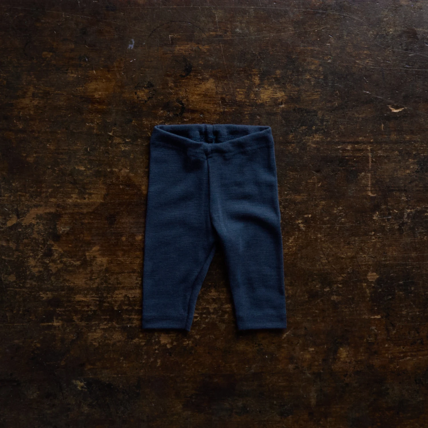 Finch Baby Leggings - Merino Wool & Silk - Night Ocean 3 Finch Baby Leggings - Merino Wool & Silk - Night Ocean