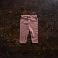 Finch Baby Leggings - Merino Wool & Silk - Orchid