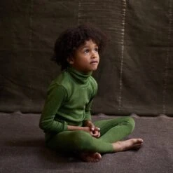 Auk Top - Merino Wool & Silk - Forest