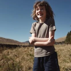 Smew Top - Cotton Pointelle - Timber -Mama Owl MamaOwl SISKIN Kids Smew Timber 6