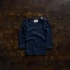 Lark Baby Top - Merino Wool & Silk - Night Ocean