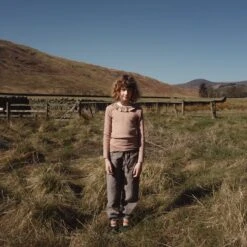 Wren Top - Cotton Pointelle - Peony -Mama Owl MamaOwl SISKIN Linden Timber 1