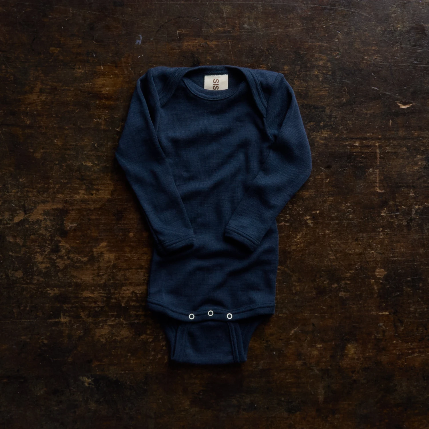 Robin Baby Body - Merino Wool & Silk - Night Ocean 3 Robin Baby Body - Merino Wool & Silk - Night Ocean
