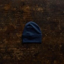 Rook Baby & Kids Beanie - Merino Wool & Silk - Night Ocean