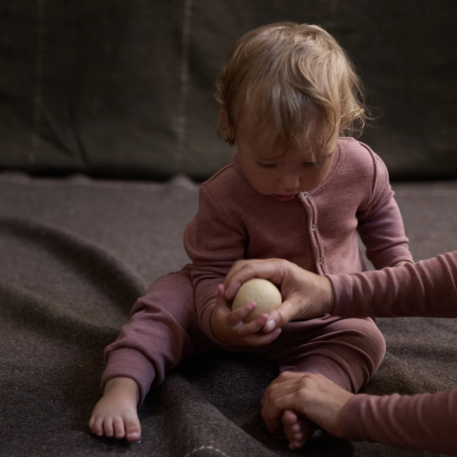 Serin Baby & Kids Pyjamas - Merino Wool & Silk - Orchid - Image 3