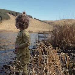 Stork Baby Pyjamas - Cotton Pointelle - Celadon -Mama Owl MamaOwl SISKIN Stork Celadon 5