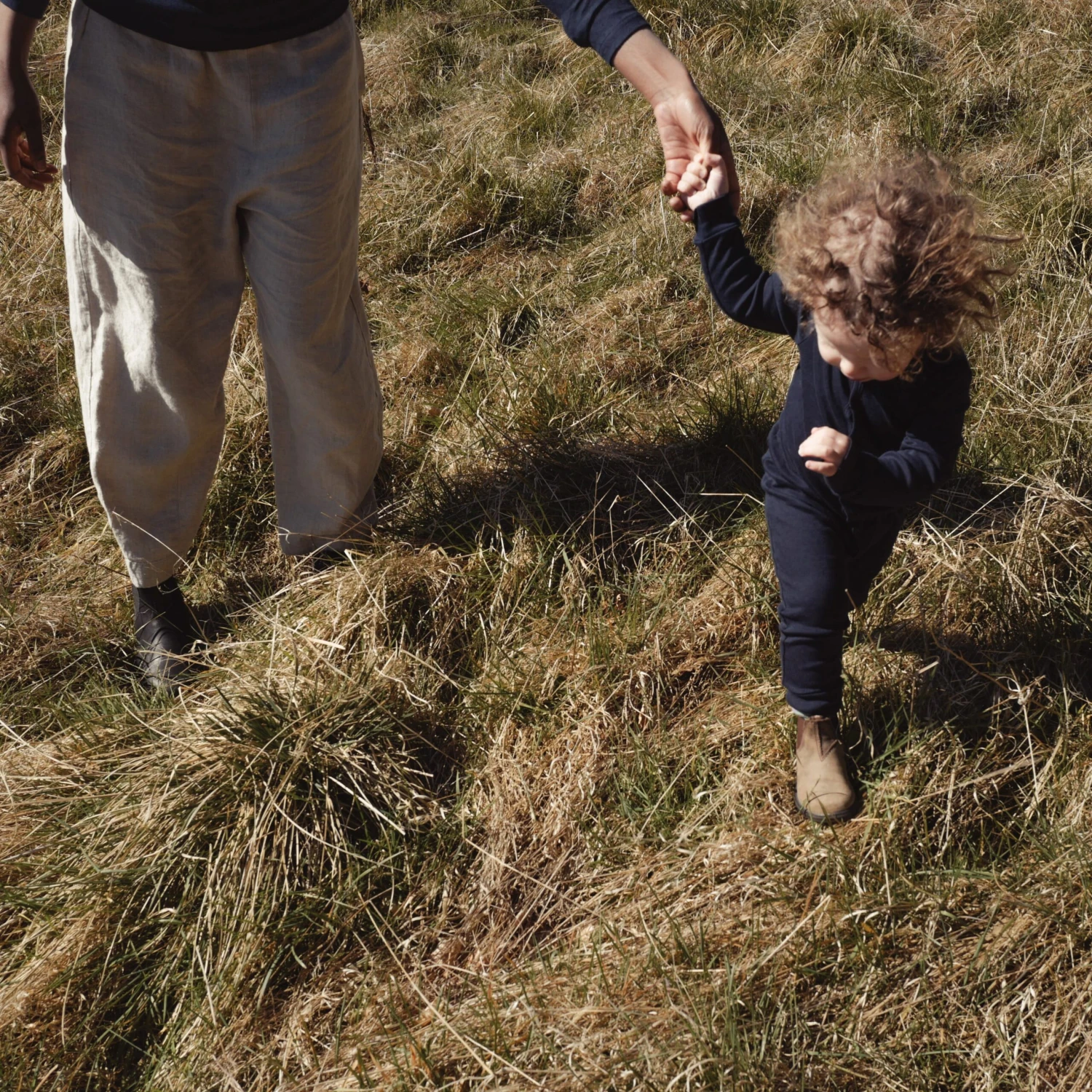 Stork Baby Pyjamas - Cotton Pointelle - Midnight 4 Stork Baby Pyjamas - Cotton Pointelle - Midnight - Image 2