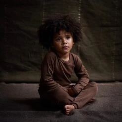 Lark Top - Wool/Silk Pointelle - Pecan