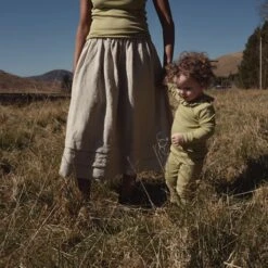 Wren Top - Cotton Pointelle - Celadon -Mama Owl MamaOwl SISKIN Wren Celadon 1