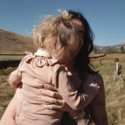 Wren Top - Cotton Pointelle - Peony -Mama Owl MamaOwl SISKIN Wren Peony 4