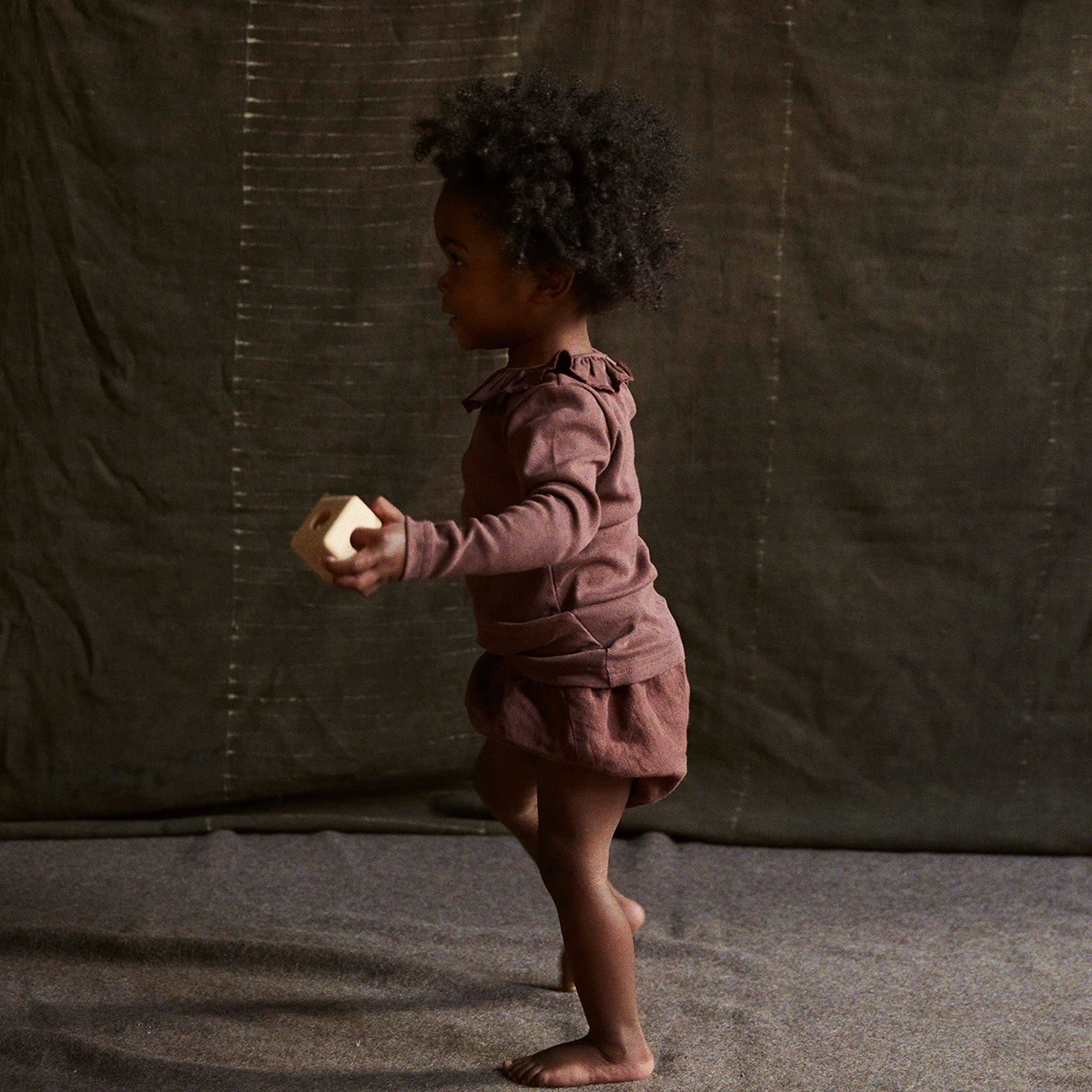 Wren Top - Cotton Pointelle - Damson 9 Wren Top - Cotton Pointelle - Damson - Image 7