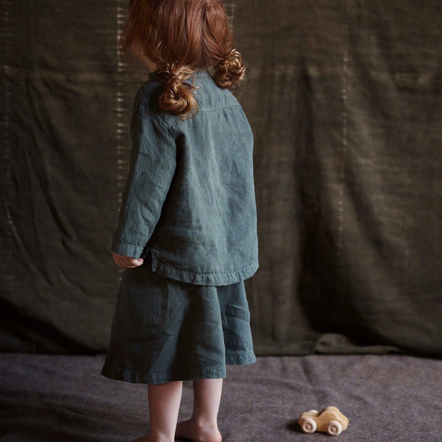 Juniper Skirt - Linen - Storm 4 Juniper Skirt - Linen - Storm - Image 2