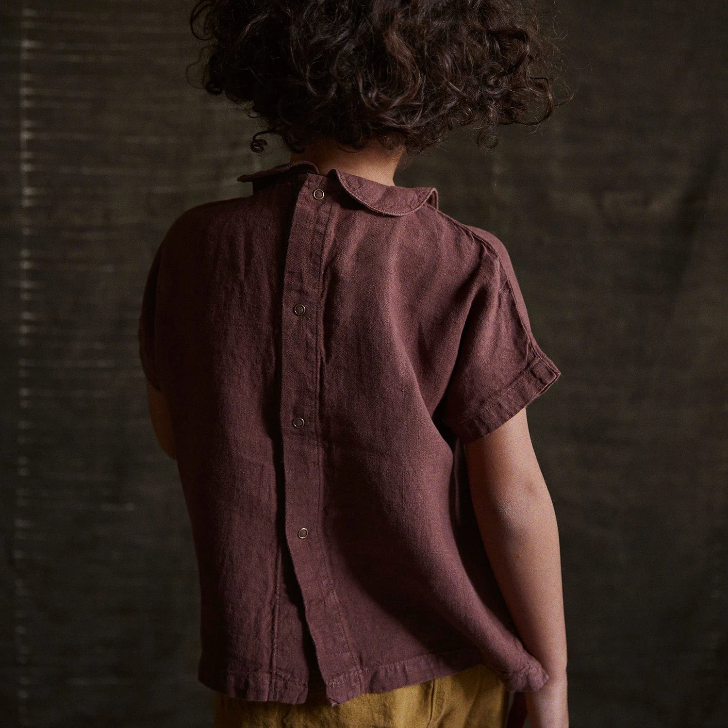 Willow Blouse - Linen - Damson 8 Willow Blouse - Linen - Damson - Image 6