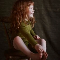 Wren Top - Cotton Pointelle - Olive -Mama Owl Mamaowl SISKIN Spring WrenTop CottonPointelle Olive IdunaShorts CottonPointelle Olive 244584