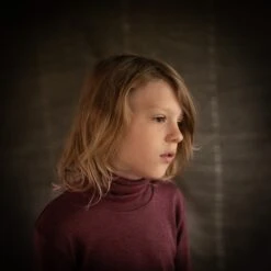 Auk Top - Merino Wool & Silk - Fig