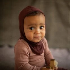 Lark Baby Top - Merino Wool & Silk - Orchid -Mama Owl Mamaowl siskin DarterBaby KidsBalaclava MerinoWool Silk Fig fig 1478 ec1fd5aa d3a8 4a1b 93b8 5bb1cc0eb50e