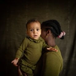 Wren Baby Body - Merino Wool & Silk - Seaweed -Mama Owl Mamaowl siskin WrenBabyBody MerinoWool Silk Seaweed seaweed 1186