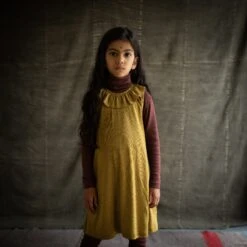 Wren Dress - Merino Wool & Silk - Pistachio -Mama Owl Mamaowl siskin WrenDress MerinoWool Silk Pistachio pistachio 9334