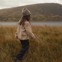 Garden Sweater - Lambswool - Mallow -Mama Owl Mamaowl siskin garden sweater lambswool mallow L1340981copy