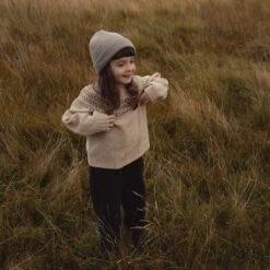 Garden Sweater - Lambswool - Mallow -Mama Owl Mamaowl siskin garden sweater lambswool mallow L1340993copy