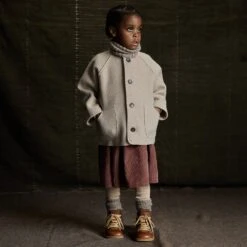 Mountain Jacket - Boiled Merino Wool - Sand -Mama Owl Mamaowl siskin mountain jacket apsen dress cedar Oct280125copy