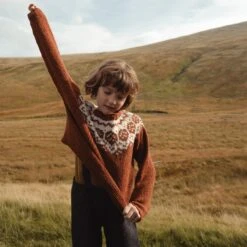 Norse Sweater - Donegal Wool - Cinnamon Is