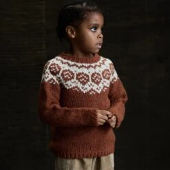 Norse Sweater - Donegal Wool - Cinnamon Is 10 Norse Sweater - Donegal Wool - Cinnamon Is -Mama Owl Mamaowl siskin norse sweater donegal wool cinnamon Oct280365copy