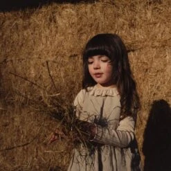 Aspen Baby & Kids Dress - Linen - Natural -Mama Owl mamaowl siskin AspenBaby KidsDress Linen Natural L1520407