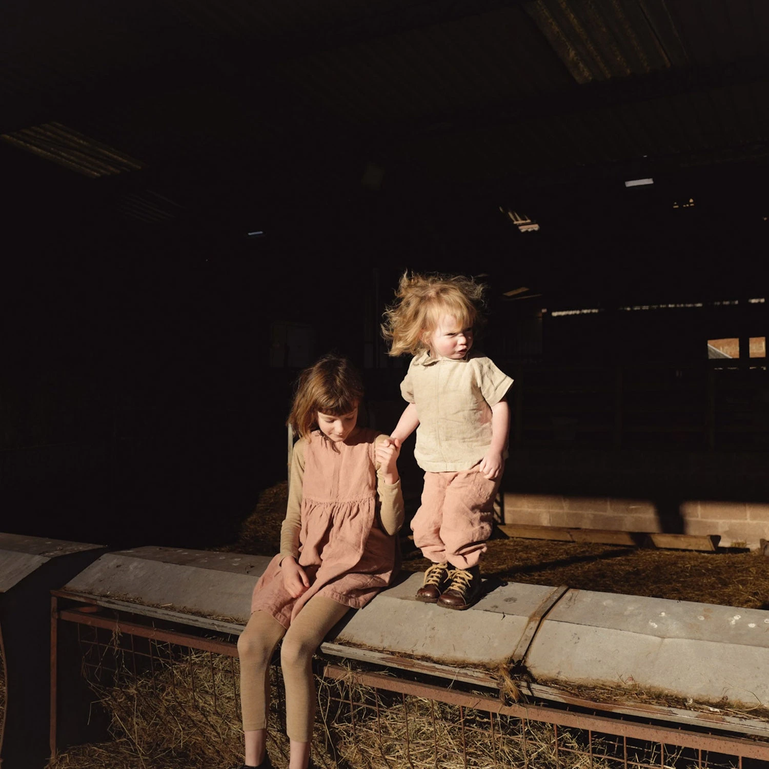 Alder Baby Tunic Top - Linen - Natural 6 Alder Baby Tunic Top - Linen - Natural - Image 4