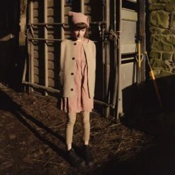 Aspen Baby & Kids Dress - Linen - Peony -Mama Owl mamaowl siskin AspenBaby KidsDress Linen Peony mountain jacket swan scarf peony finch sandstorm L1520431