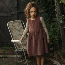 Aspen Dress - Cotton Corduroy - Cedar