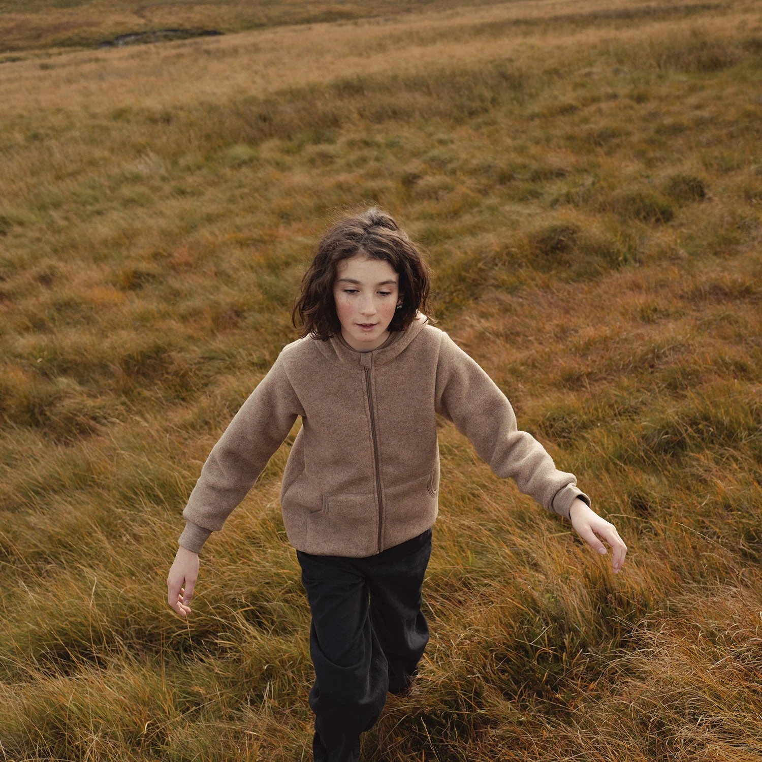 Hawk Jacket - Merino Wool Fleece - Driftwood 6 Hawk Jacket - Merino Wool Fleece - Driftwood - Image 4